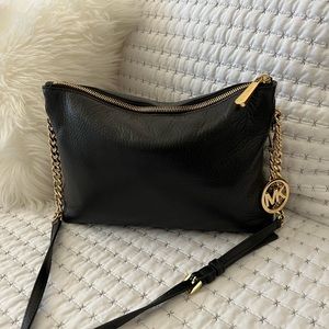 Michael Kors black leather Crossbody bag. Excellent used condition!